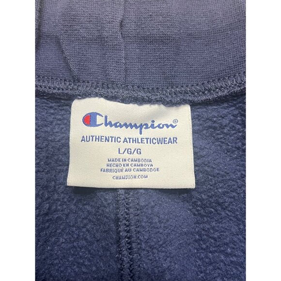 Champion Blue Pull On Activewear Jogger Sweatpants Men's Large - Picture 4 of 8